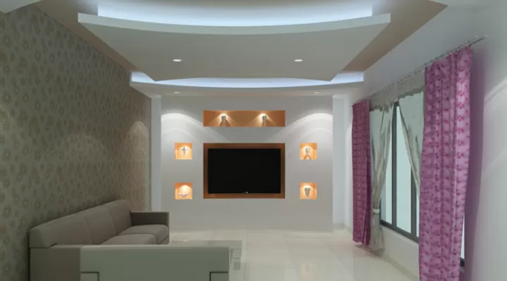 Elevate Your Living Room with These 5 Modern False Ceiling Designs